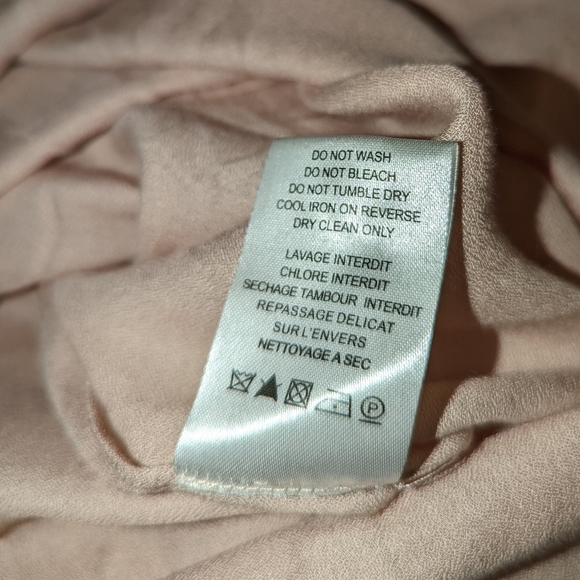 IRO Frejan Voile Ruffle Scarf Tie Neck Long Sleeve Layered Knit Blouse Top - Picture 15 of 16